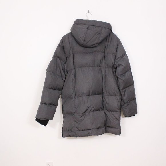 DKNY Mens Ultra Loft Full Length Quilted Parka with Sherpa Lined Hood - Picture 6 of 7